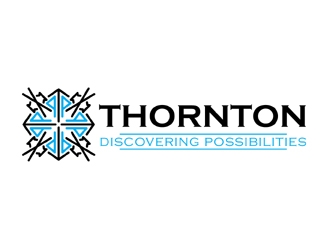 THORNTON - Discovering Possibilities logo design by MAXR
