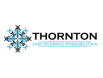 THORNTON - Discovering Possibilities logo design by MAXR
