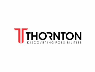 THORNTON - Discovering Possibilities logo design by perspective