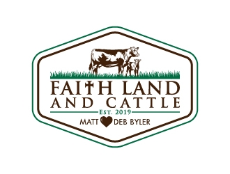 Faith land and cattle  logo design by Creativeminds