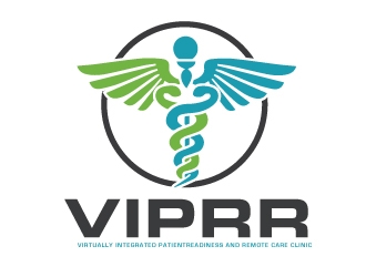 Virtually Integrated Patient Readiness and Remote Care (VIPRR) Clinic logo design by ElonStark