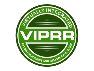 Virtually Integrated Patient Readiness and Remote Care (VIPRR) Clinic logo design by Girly