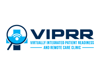 Virtually Integrated Patient Readiness and Remote Care (VIPRR) Clinic logo design by akilis13