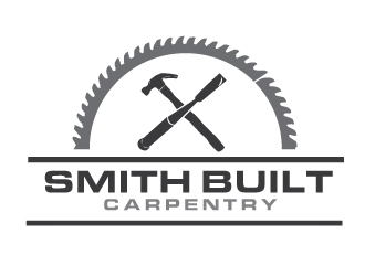 Smith Built Carpentry logo design by ElonStark