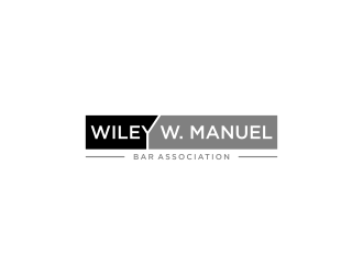 Wiley W. Manuel Bar Association logo design by L E V A R