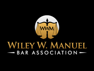 Wiley W. Manuel Bar Association logo design by akilis13