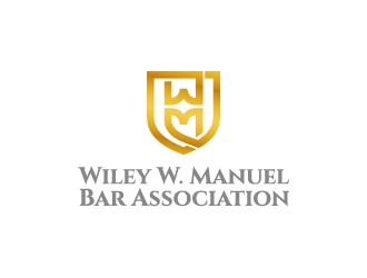 Wiley W. Manuel Bar Association logo design by josephope