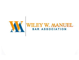 Wiley W. Manuel Bar Association logo design by coco