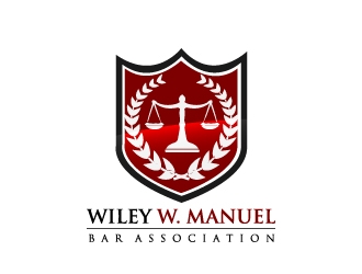 Wiley W. Manuel Bar Association logo design by samuraiXcreations