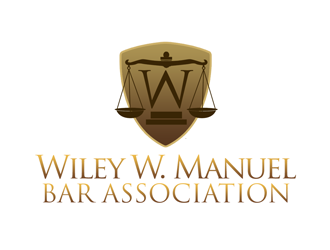Wiley W. Manuel Bar Association logo design by kunejo