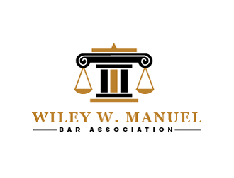 Wiley W. Manuel Bar Association logo design by LogoMonkey