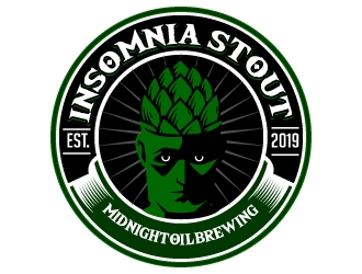 Insomnia Stout logo design by jaize