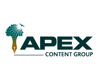 Apex Content Group logo design by Coolwanz