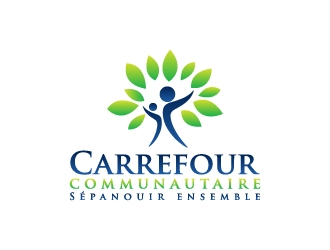 Carrefour communautaire -Sépanouir ensemble logo design by karjen