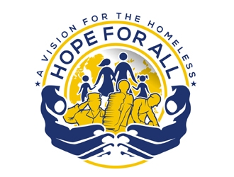 Hope For All  logo design by MAXR
