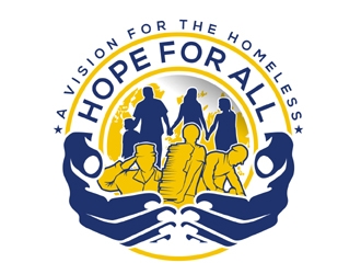 Hope For All  logo design by MAXR