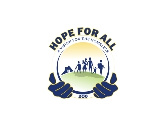 Hope For All  logo design by naldart