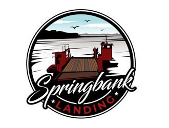 Springbank Landing logo design by DreamLogoDesign