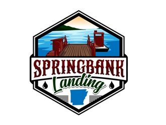 Springbank Landing logo design by DreamLogoDesign
