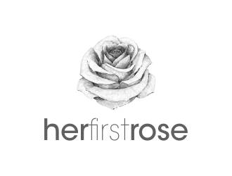 Her First Rose logo design by cikiyunn