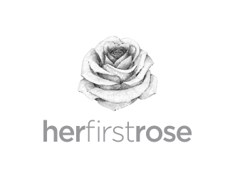 Her First Rose logo design by cikiyunn
