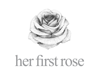 Her First Rose logo design by cikiyunn