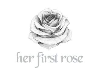 Her First Rose logo design by cikiyunn