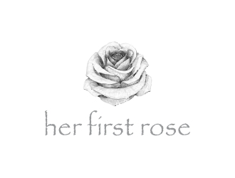 Her First Rose logo design by cikiyunn