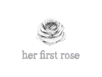 Her First Rose logo design by cikiyunn