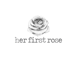 Her First Rose logo design by cikiyunn