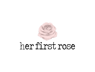 Her First Rose logo design by cikiyunn