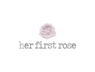 Her First Rose logo design by cikiyunn