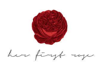 Her First Rose logo design by Rossee
