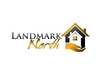 Landmark North logo design by Dawnxisoul393