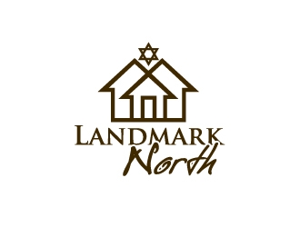 Landmark North logo design by Dawnxisoul393