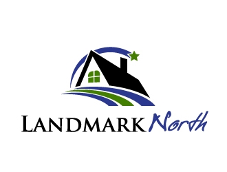 Landmark North logo design by Dawnxisoul393