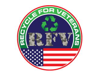Recycle For Veterans (RFV) logo design by scriotx