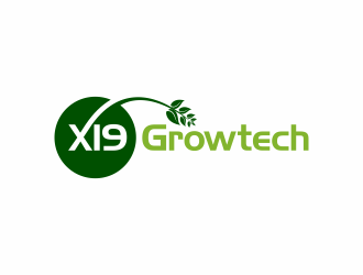 X19 Growtech logo design by ammad