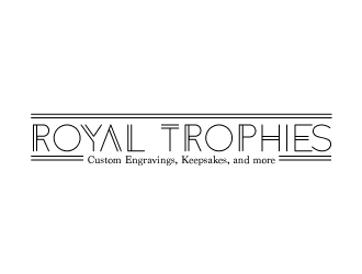 Royal Trophies logo design by designbyorimat
