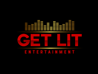 Get Lit Entertainment logo design by Dakon