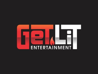 Get Lit Entertainment logo design by rokenrol