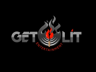 Get Lit Entertainment logo design by dasigns
