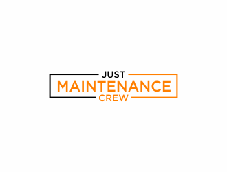 JUST MAINTENANCE CREW logo design by afra_art