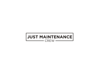 JUST MAINTENANCE CREW logo design by Adundas