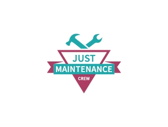 JUST MAINTENANCE CREW logo design by Anizonestudio
