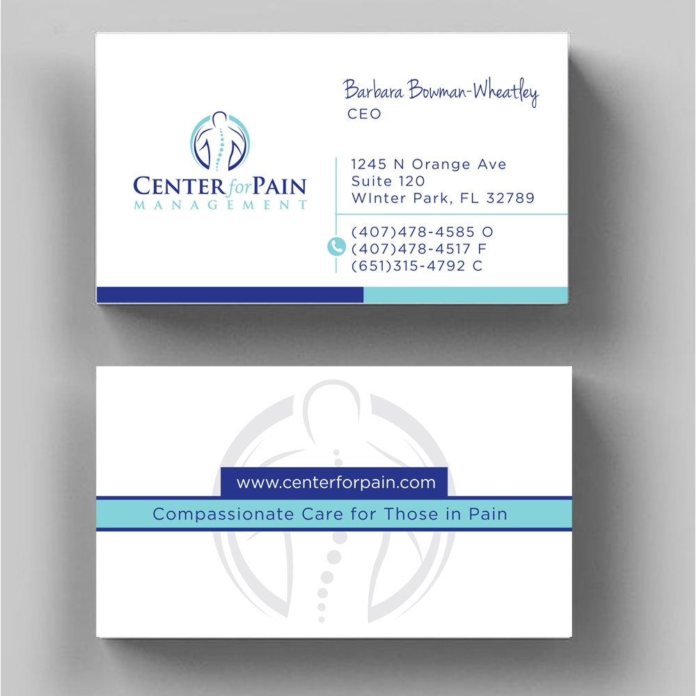 Center for Pain Management logo design by Foxcody