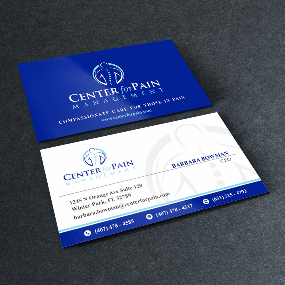 Center for Pain Management logo design by Kindo