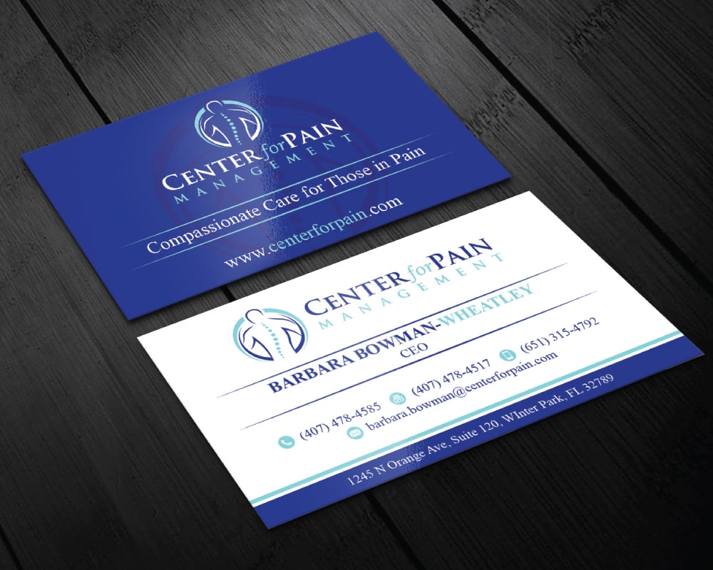Center for Pain Management logo design by Boomstudioz