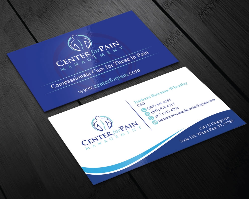Center for Pain Management logo design by Boomstudioz