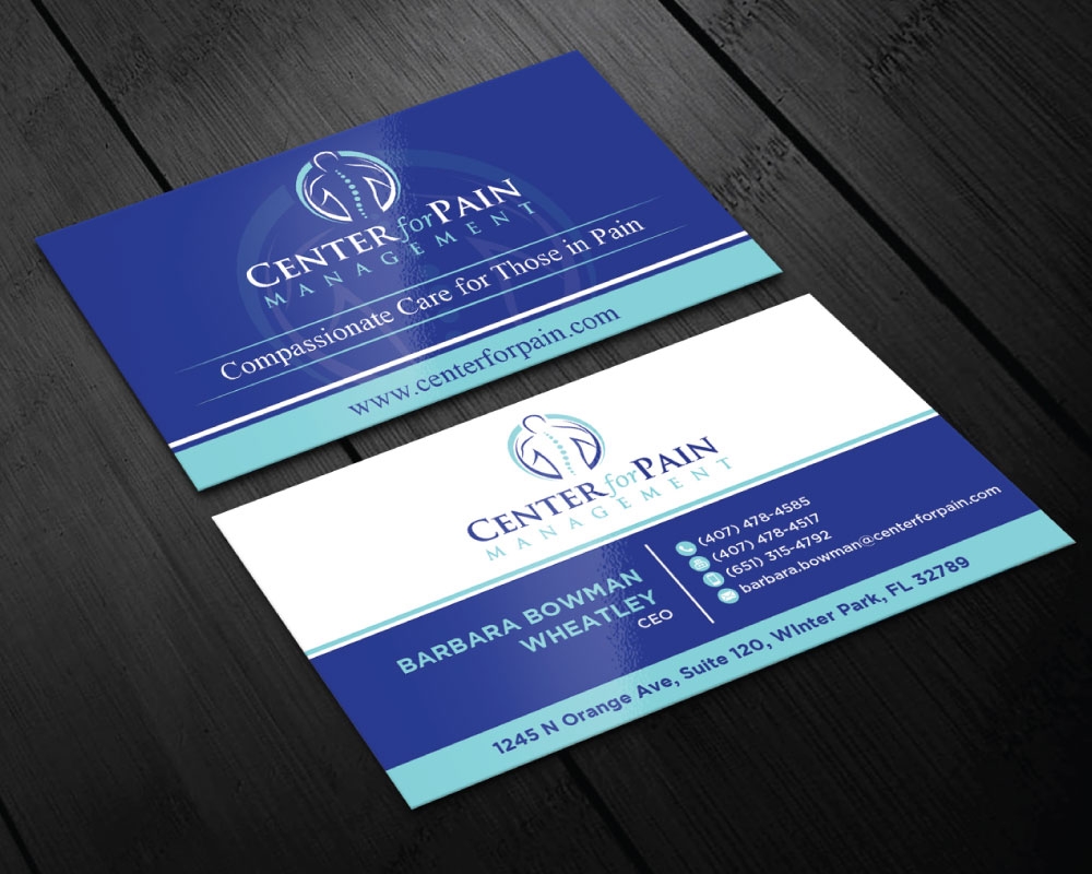 Center for Pain Management logo design by Boomstudioz